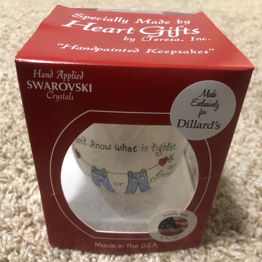 Christmas Ornament with Swarovski Crystals
